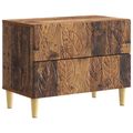 vidaXL Nočný stolík Staré drevo 62 x 34,5 x 48 cm Kompozitné drevo