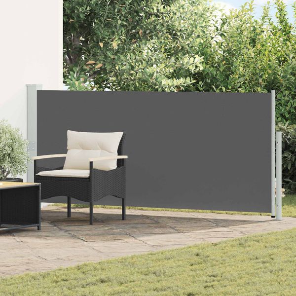 vidaXL Retračná bočná markíza 140 x 500 cm Polyester Obdĺžnikový