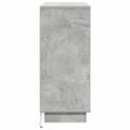 vidaXL LED komoda Betónová šedá 90 x 32 x 75 cm Kompozitné drevo