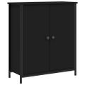 vidaXL Komoda čierna 70x30x80 cm kompozitné drevo