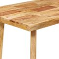 vidaXL Jedálenský stôl Prírodná 100 x 55 x 75 cm Masívne mango drevo