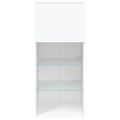 vidaXL TV skrinky s LED svetlami 2 ks biele 40,5x30x90 cm