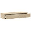 vidaXL Zásuvky pod posteľ Sonoma dub 75 x 36,5 x 16,5 cm