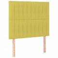 vidaXL Posteľný rám boxspring s matracom zelený 90x190 cm látka