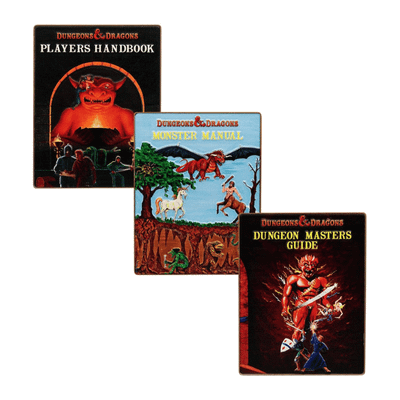 Zberateľské ingoty Dungeons & Dragons 50. výročie - Book Cover Set (3 ks)