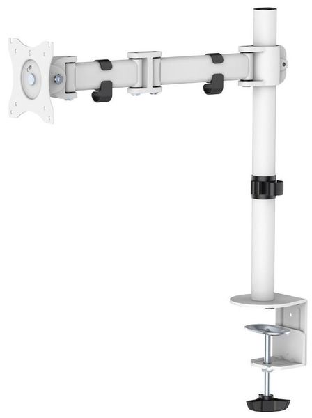 Neomounts Select NM-D135WHITE/Držák displeje/na stůl/10-30"/svorka+průchodka/VESA 100X100/nosn. 8kg/bílý Držák, VESA, stolní, pro plochý monitor, úhloprícka 10"-30", náklon 90°, otácení 180°, rotace 360°, nosnost 8kg, bílý