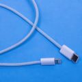 Kábel Maxlife MXUC-06 USB-C - Lightning 1,0 m 20W modrý nylon