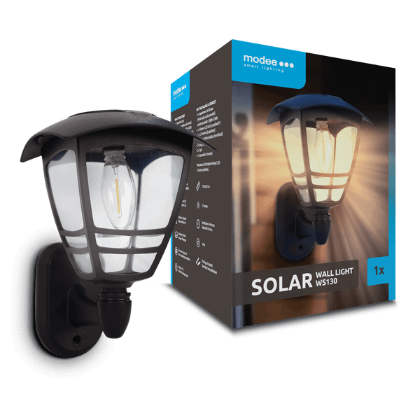 Modee nástenná solárna dekoratívna LED lampa WS130 AA  (ML-WS130)