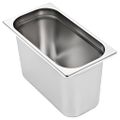 vidaXL Gastronádoby 4 ks, GN 1/3, 200 mm, nehrdzavejúca oceľ