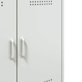 vidaXL Komoda biela 68x39x79 cm oceľ