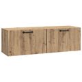 vidaXL Nástenná TV skrinka 98 x 31 x 30 cm Dub artisan