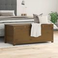 vidaXL Úložný box medovo-hnedý 110x50x45,5 cm masívna borovica