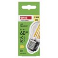 LED žiarovka Filament Mini Globe / E27 / 5,9 W (60 W) / 806 lm / teplá biela