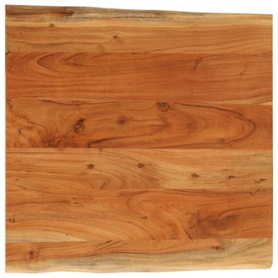 vidaXL Stolová doska 80x80x3,8 cm štvorcová masívna akácia živá hrana