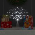 vidaXL Vonkajšie vianočné prskavky 2 ks, studená biela 20 cm, 280 LED
