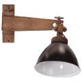 vidaXL Nástenné lampa 25 W čierna E27