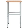 vidaXL Pracovný stôl 100x(55-60)x(73-99,5) cm masívny buk
