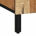 vidaXL Servírovacia skriňa Hnedá 90 x 33 x 75 cm Masívne mango drevo