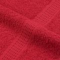 vidaXL Utierky na ruky FROGN 10 ks červené 50x100 cm 360 g/m²
