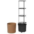 vidaXL Pestovateľ paradajok Naturo ECO Ø 29 x 106 cm WPC