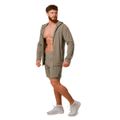 Bežecká bunda Pulse Vetiver - GymBeam, veľkosť L, veľkosť oblečenia L
