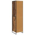 vidaXL Skriňa Staré drevo 50 x 50 x 200 cm Kompozitné drevo