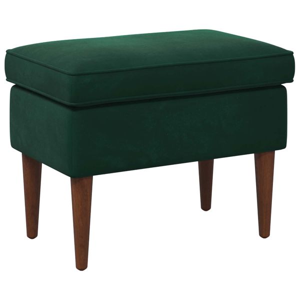 vidaXL Taburetka Tmavozelená 55 x 35 x 41 cm Zamat