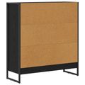 vidaXL Knižnica 80 x 30 x 86,5 cm Kompozitné drevo Čierny dub