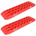 vidaXL Záchranná doska 2 ks Červená 106 x 30,5 x 7 cm Reinforced Nylon