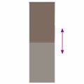 vidaXL Roleta zatemnenie Coffee 80x230 cm Šírka látky 75,7cm Polyester