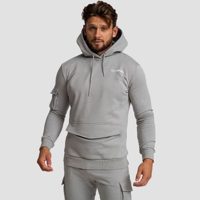 Mikina TRN Hoodie Grey - GymBeam, veľkosť XXXL, veľkosť oblečenia XXXL