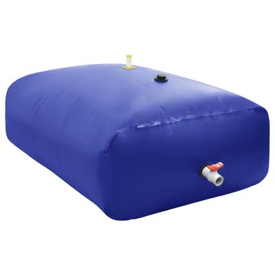 vidaXL Nádrž na vodu s kohútikom skladacia 2100 l PVC