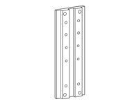 Upevňovací komponent (montážna koľajnica) - na plochý panel - hliník - montáž na stenu - pre ARMS 100 series, 200 series, 300 series, 400 series