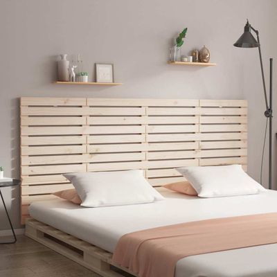 vidaXL Nástenné čelo postele 186x3x91,5 cm masívna borovica