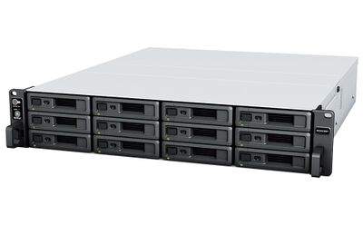 Synology RS2423RP+ Rack Station Sítové úložiště NAS, 12× 2,5"/3,5" SATA III, quad-core 3,35GHz, 8GB DDR4, 2× GbE LAN, 1× 10GbE LAN, 2× USB 3.2 Gen1, 1× PCIe, 2U