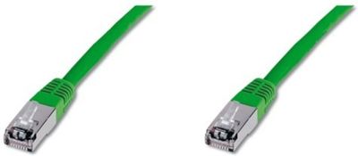 Patchkábel S/FTP, Cat6, 2xRJ45, 10m zelený