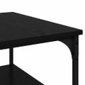 vidaXL Konferenčný stolík Čierny dub 55 x 55 x 40 cm Kompozitné drevo