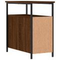 vidaXL Nočné stolíky 2 ks hnedý dub 30x60x60 cm kompozitné drevo
