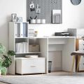 vidaXL Zásuvkový kabinet 55 x 45 x 31 cm Biela