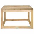 vidaXL Záhradné stoly z paliet 2 ks 60x60x36,5cm impregnovaná borovica