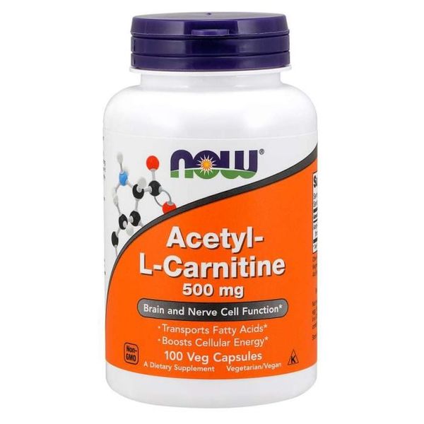 Acetyl L-karnitín 500 mg - NOW Foods
