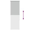 vidaXL roleta Blackout svetlo šedá 45x150 cm Šírka látky 40,7 cm