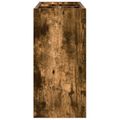 vidaXL Stojan na slnečník Dymová dub 65 x 24 x 50 cm Kompozitné drevo