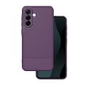 Jednoduché karbónové puzdro pre Samsung Galaxy A17 4G / A17 5G / A18 5G fialová