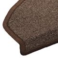 vidaXL Samolepiace schodové rohože 15 ks 80 x 24,5 x 3,5 cm