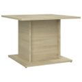 vidaXL Konferenčný stolík, dub sonoma 55,5x55,5x40cm, kompozitné drevo