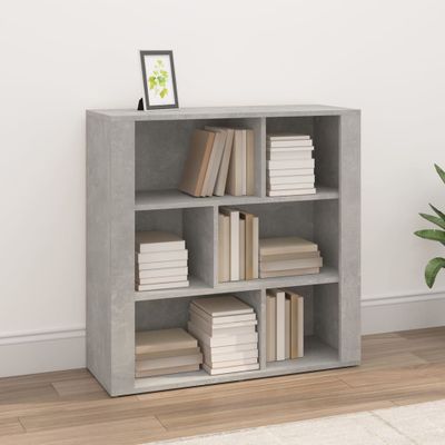 vidaXL Komoda betónovo sivá 80x30x80 cm spracované drevo
