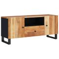 vidaXL TV skrinka 105x33,5x46 cm masívna akácia a spracované drevo