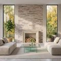 vidaXL Nástenné panely 10 ks 100 x 25 cm Biela a červená EPS pena