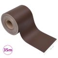 vidaXL Ochranná lišta proti prieniku PVC 35x0,19 m hnedá